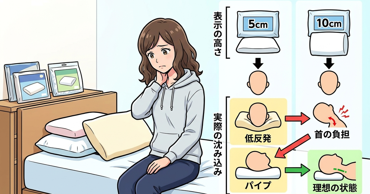 枕の高さ選びで首の負担が消えない理由