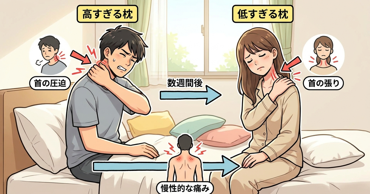 高さが合わないまま使い続けると起きること