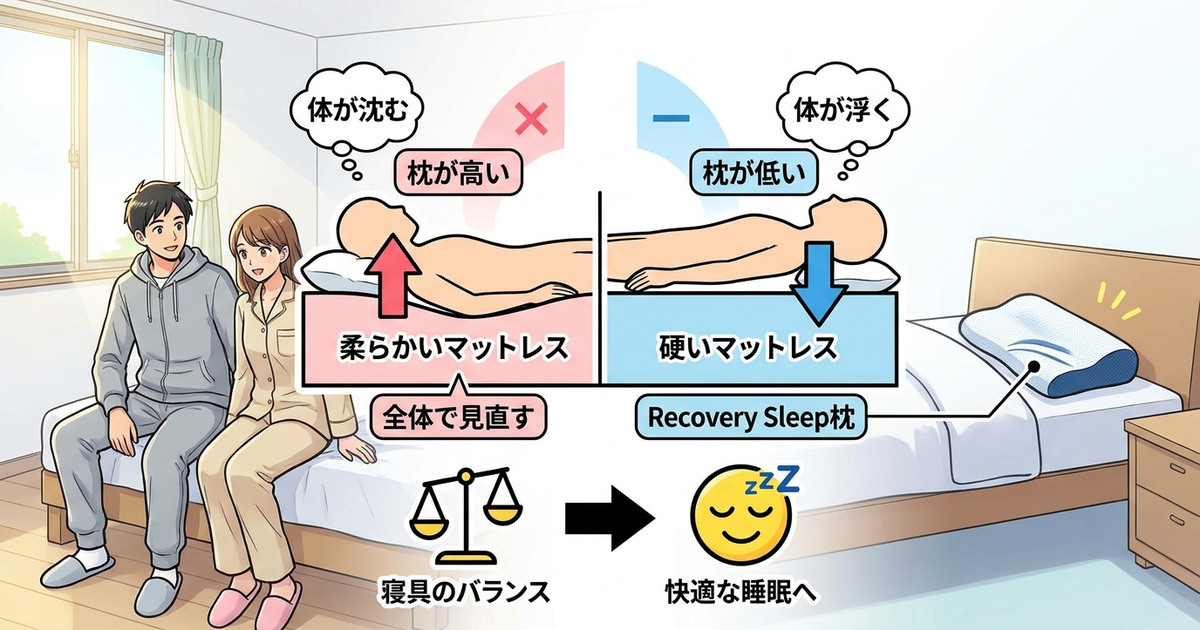 Recovery Sleep枕の評価から学ぶ、睡眠の質を上げるために本当に必要なこと