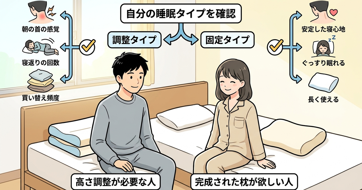 BAKUNE MAKURAの口コミを見る前に確認すべき、自分の睡眠タイプ