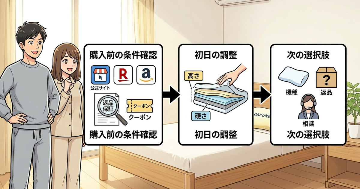 BAKUNE MAKURAの口コミを読んだ後にやるべきこと