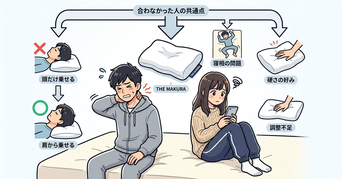 THE MAKURAの口コミで「合わなかった」人の共通点を整理しておく