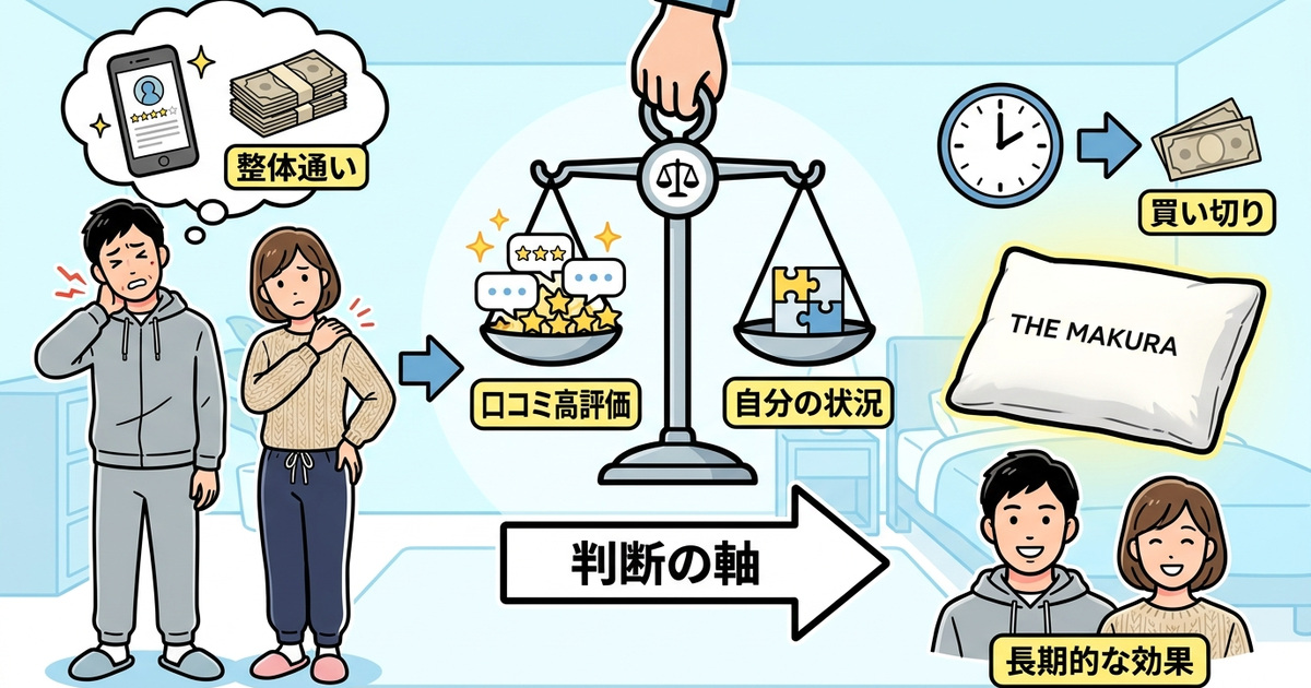 THE MAKURAの口コミをもとに購入を判断する基準
