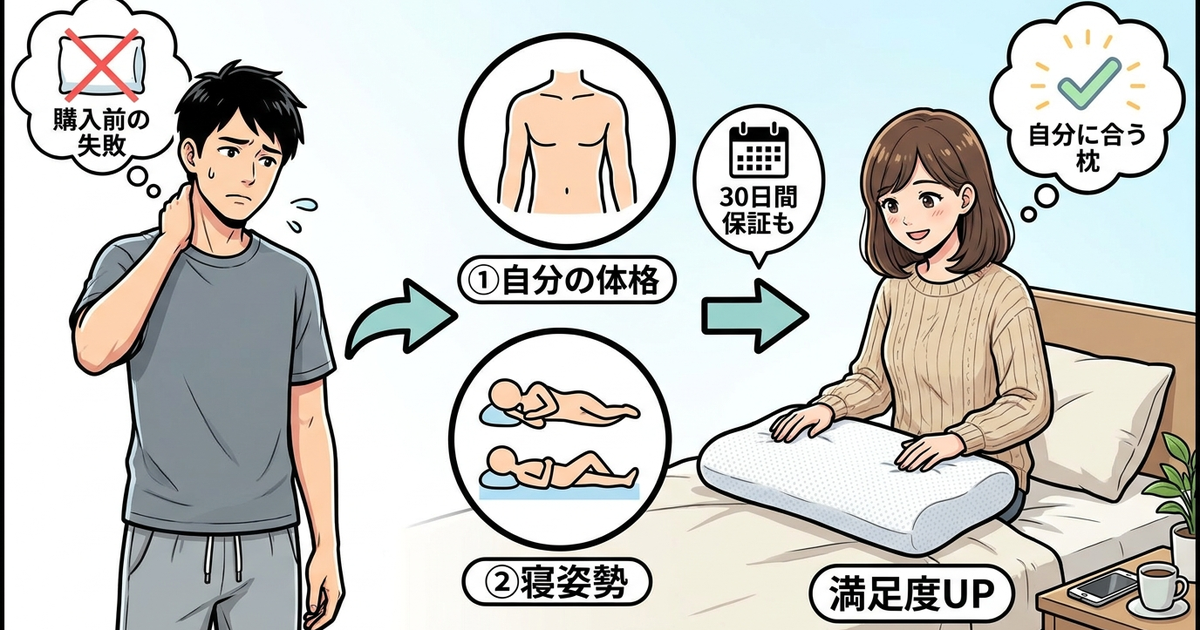 ヒツジのいらない枕を購入する前に確認しておくべきポイント