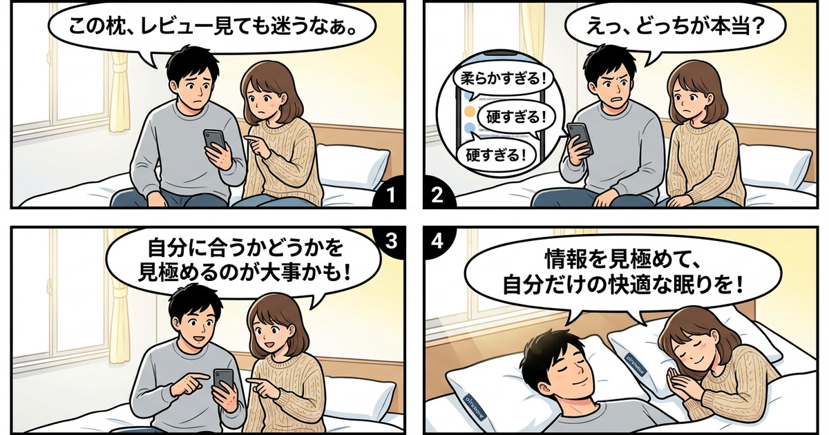 まとめ:エアウィーヴの枕、口コミの見方で結果は変わる