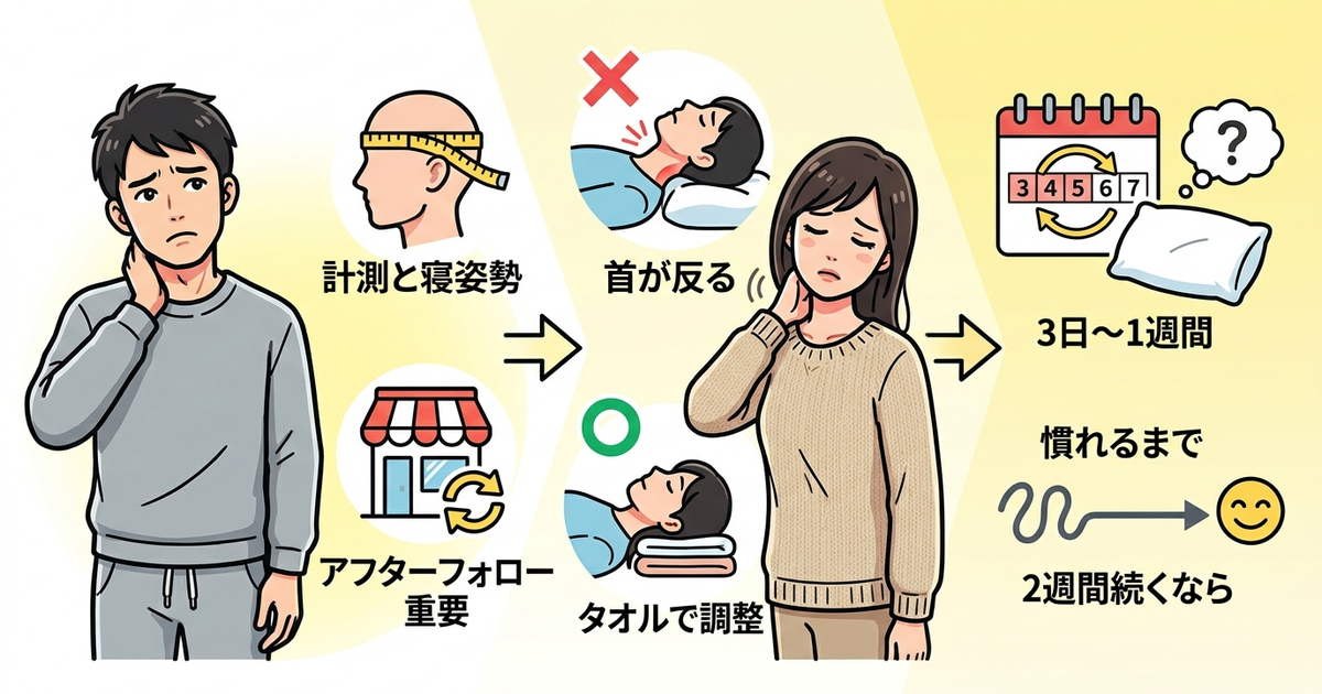 肩こりに効く枕を選ぶ時のよくある疑問
