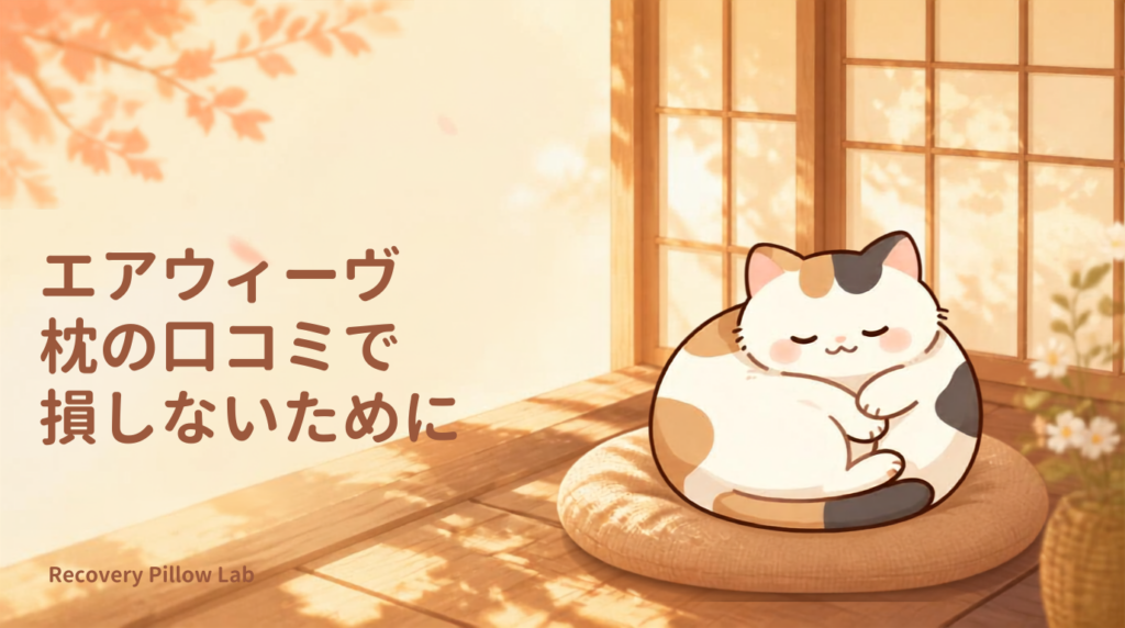 エアウィーヴ枕の口コミで損しないために