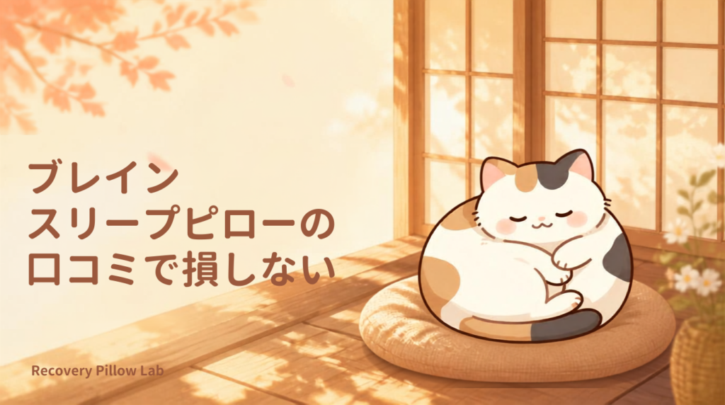 ブレインスリープピローの口コミで損しない