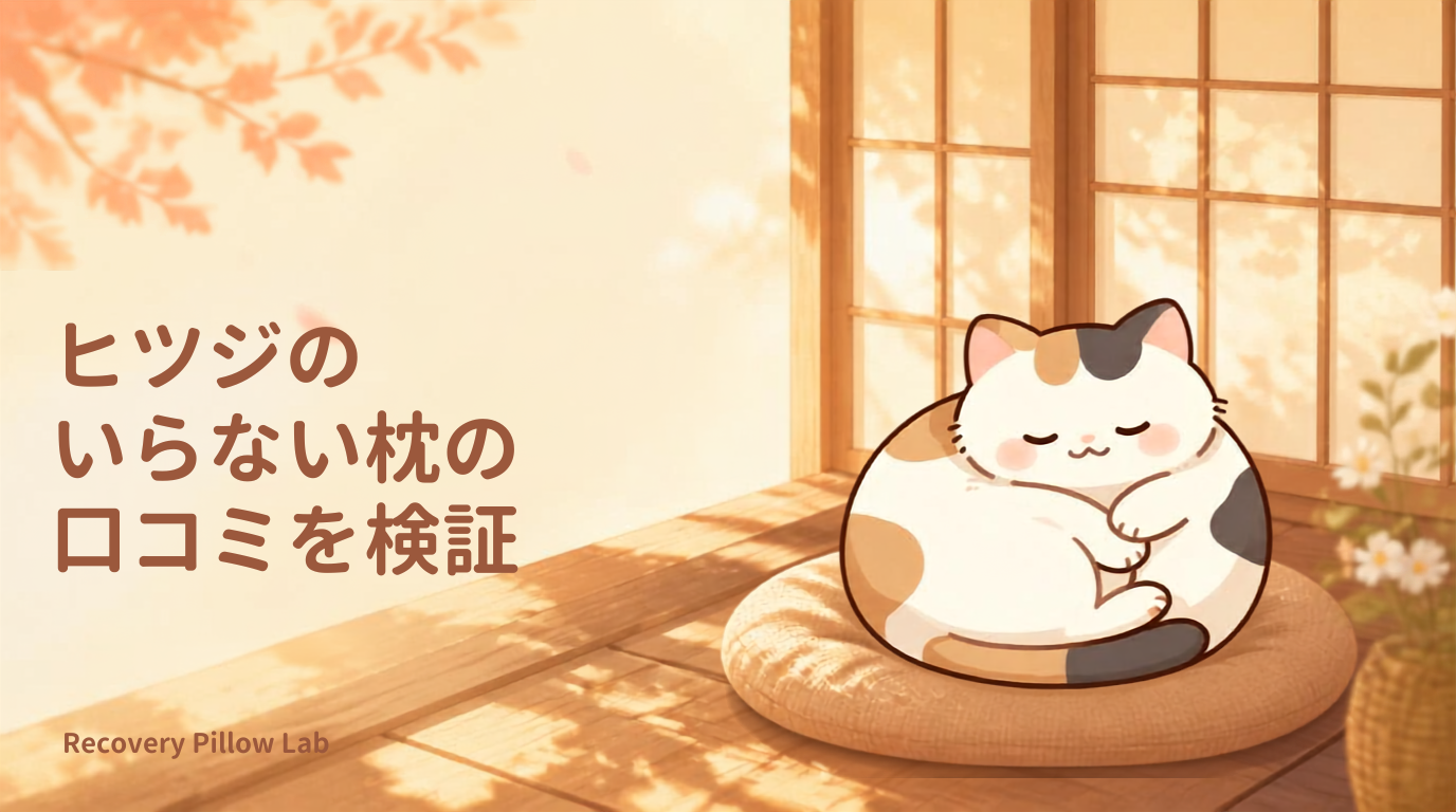 ヒツジのいらない枕の口コミを検証