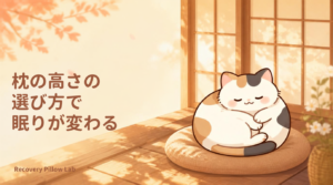 枕の高さの選び方で眠りが変わる